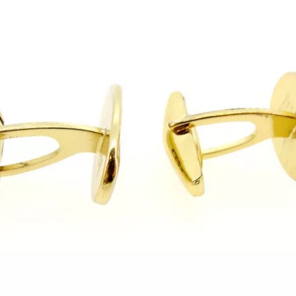 Gucci cuffs Interlocking Gold Silver Mens Authentic Used Y5025 - Picture 2 of 5